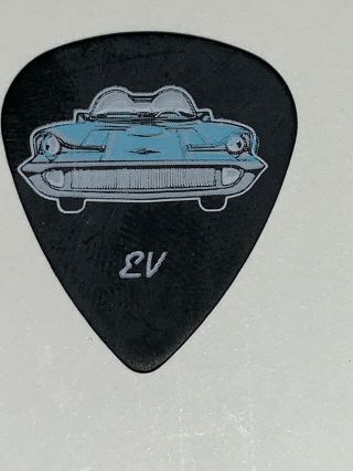 Pearl Jam Eddie Vedder Futura Black Guitar Pick - 2013 Lightning Tour