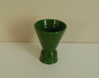 Vintage Harlequin Double Egg Cup Dark Green