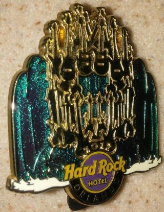 Hard Rock Cafe 2012 Orlando Fl Guitar Pin Limited Edition Rare Authentic