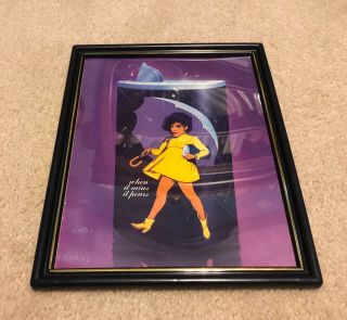 1985 Prince Purple Rain Framed Music Ad Morton Salt Parody 8 1/2 " X 11 "