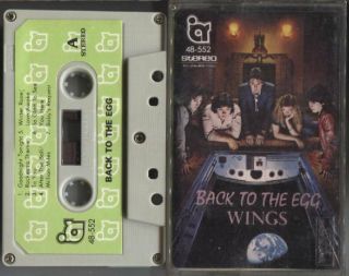 Wings Band Back To The Egg Iar Label Rare Singapore Cassette Cs825