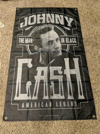Johnny Cash Poster Flag Huge 3 