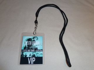 Keith Urban Light The Fuse Vip All Access Backstage Pass & Lanyard Meet & Greet