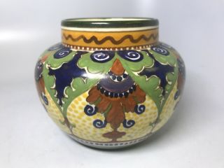 Vintage Gouda Holland Art Pottery Vase Ivora 189