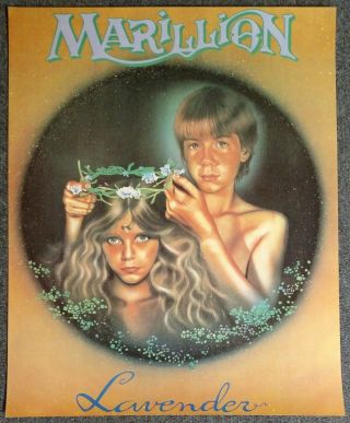 Marillion Lavender 1985 Poster
