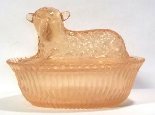 Boyd Glass Less Than 100 Made In 1999 Rosie Pink 5 Inch Lamb Sheep Fund