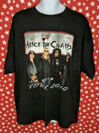 Alice In Chains Mens Concert Tour T Shirt Size 2xl A040