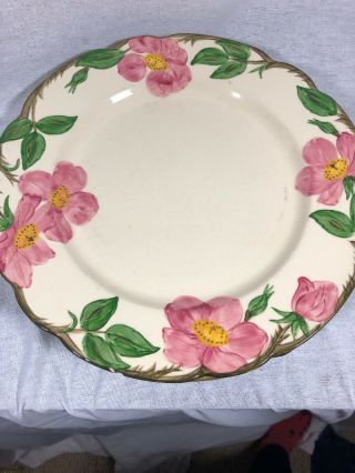 Vintage Franciscan Desert Rose Dinner Plates Set Of 4 California Usa 10 1/2 "
