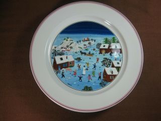 Villeroy & Boch Royale Luxembourg Naif Christmas 10 1/2 " Dinner Plate