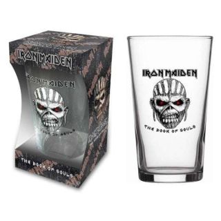 Iron Maiden - " Book Of Souls " - Beer Glass - Official Product - U.  K.  Seller