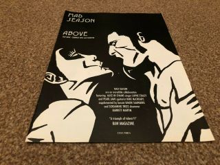 (bebk56) Advert/poster 11x8 " Mad Season : Above Album Ft Layne Staley From Alice