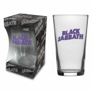 Black Sabbath - " Purple Logo " - Beer Glass - Official Product