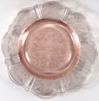 Five (5) Vintage Pink Depression Glass American Sweetheart Bread & Butter Plates