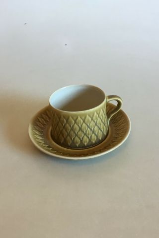 Bing & Grondahl Jens Quistgaard Coffee Cup And Saucer From The Relief Series