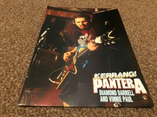 (bebk7) Advert/poster 11x8 " Pantera - Dimebag Darrell & Vinnie Paul