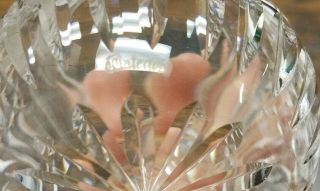 Vintage Waterford Crystal Round Rose Bowl Vase EUC 5