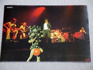 Genesis Poster Genesis The Lamb Lies Down On Broadway Live On Stage Poster Rare
