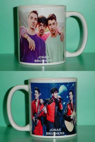 Jonas Brothers - With 2 Photos - Designer Collectible Gift Mug 03