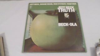 Epic Records Jeff Beck Truth Beck - Ola Vinyl Album Ronnie Wood Rod Stewart