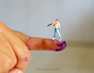 Queen Freddie Mercury Bohemian Rhapsody Ho 1:87 Miniature Figure