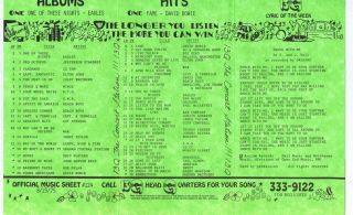 13q Wktq Pittsburgh Vintage August 23 1975 Music Survey David Bowie Eagles 1
