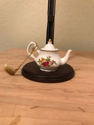 Royal Albert Christmas Ornament - Old Country Roses Teapot