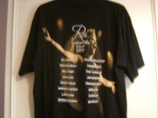 Reba McEntire European Tour 1999 T - Shirt Size Lge.  / Unworn - No Tags 2