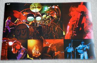 Emerson Lake & Palmer Brain Salad Surgery Poster Elp Poster 