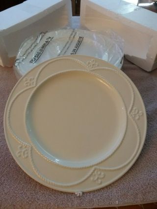 Princess House Marbella Dinner Plates,  Set Of 4 (1700) 11 1/2 Inches