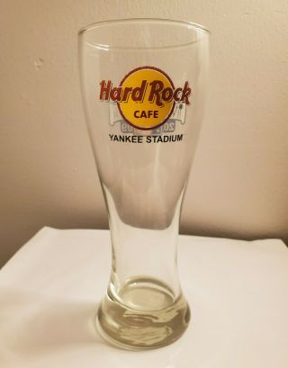 Inaugural Season Hard Rock Cafe Grand Opening Yankee Stadium 2009 York Glass