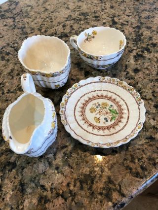 Copeland Spode Buttercup China Cream Soup Cup And Saucers 20 Cups And 24 Saucers