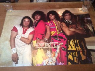 Vintage Y&t 1984 Poster 23 " X34 " Bay Area Hard Rock Yesterday & Today