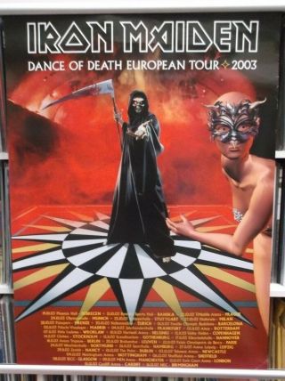 Iron Maiden: Dance Of Death European Tour Poster 65cm X 88cm