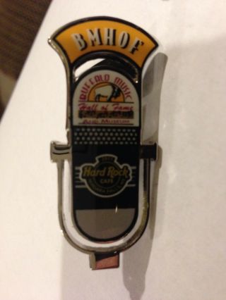 Hard Rock Cafe Niagara Falls Ny 2011 Buffalo Music Hall Of Fame Microphone Pin