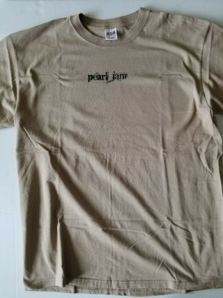 Xl Pearl Jam " 2000 Bootleg Cd Promo " Tshirt - Binaural Tour