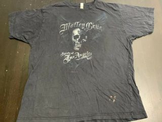 Motley Crue Saints Of Los Angeles 2008 Tour Shirt Anvil Size Xl
