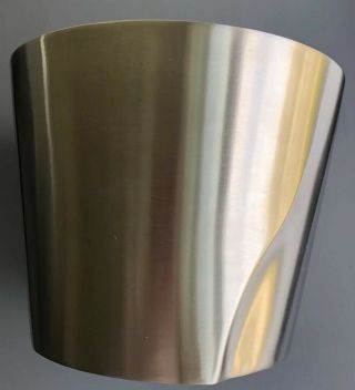 Villeroy & Boch Stainless Steel Ice Bucket With Lid.  Art Deco Modern 7