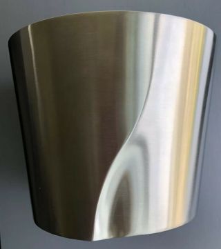 Villeroy & Boch Stainless Steel Ice Bucket With Lid.  Art Deco Modern 8