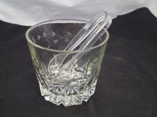 Vintage Princess House “heritage” Etched Crystal Glass Ice Bucket