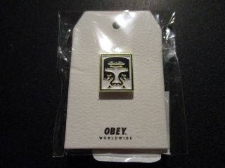 Obey Giant Shepard Fairey Eighty Nine 89 Andre Og Enamel Pin Lapel