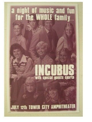 Incubus Handbill Poster The Brady Bunch