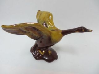 Blue Mountain Pottery Bmp Canada Goose In Flight Harvest Gold