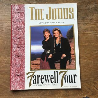 The Judds Vintage 1991 Farewell Tour Book