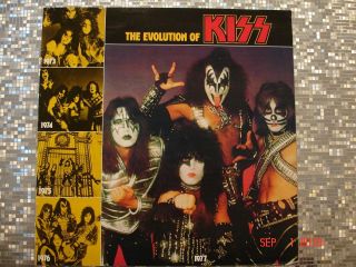 Kiss Alive Ii The Evolution Of Kiss Insert Booklet 8 Color Pages