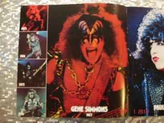 KISS Alive II The Evolution of KISS Insert Booklet 8 color pages 2