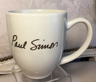 Paul Simon Still Crazy After All These Years Natural 15 Oz.  Bistro Mug Nwot
