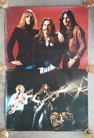 Vintage 1980 Rush Poster Rare And Hard To Find