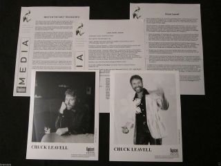 Chuck Leavell ‘what’s In That Bag?’ 1998 Press Kit—two Photos