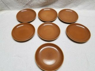 7 Russell Wright Iroquois Casual Ripe Apricot Bread Butter Plates