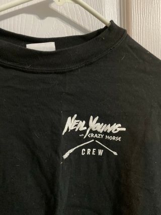 Neil Young Concert Tour Crew T - Shirt Vintage 1996 - 97 Xl Never Worn